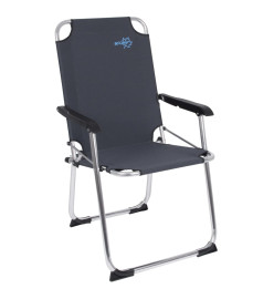 Bo-Camp Chaise de camping pliable Copa Rio Classic Graphite