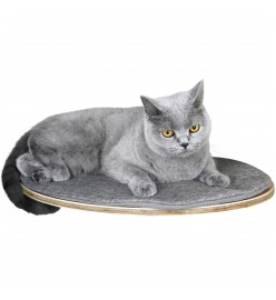 Kerbl Lit pour chats mural Tofana 35 x 50 cm Gris 81543