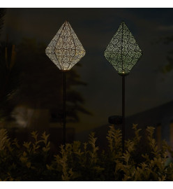 Luxform Lampe solaire à LED sur piquet de jardin Tyana Rose