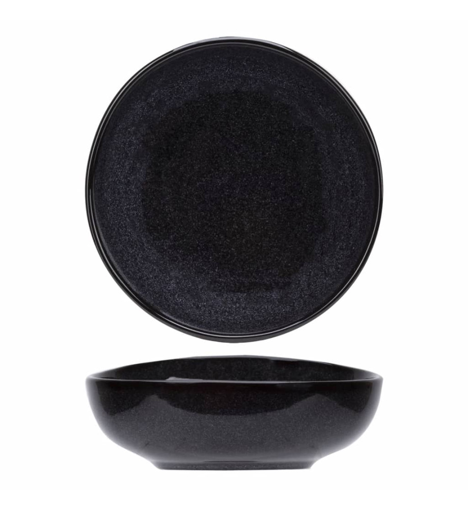 Cosy & Trendy Bols pour professionnels Black Granite 4 pcs Ø21 cm noir