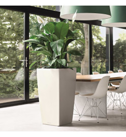 LECHUZA Jardinière Cubico 30 ALL-IN-ONE Blanc haute brillance 18181