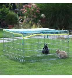 Kerbl Enclos extérieur pour petits animaux avec barrière de fuite