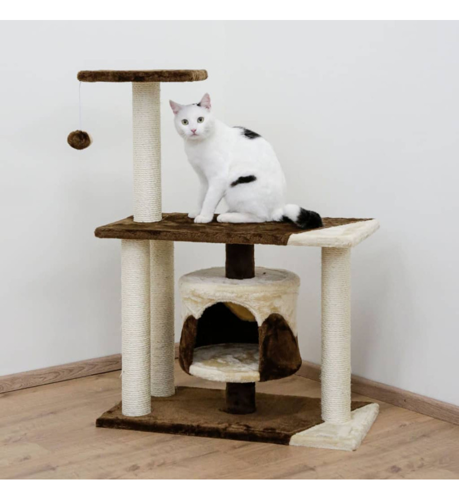 Kerbl Arbre à chat Jade Pro 96 cm Marron et beige