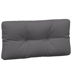 Coussins de palette 7 pcs anthracite tissu