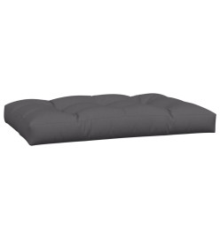 Coussins de palette 7 pcs anthracite tissu