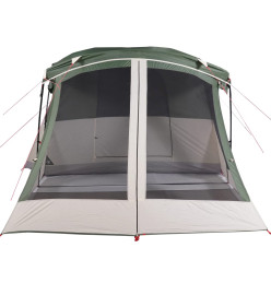 Tente de camping avec porche 4 personnes vert imperméable