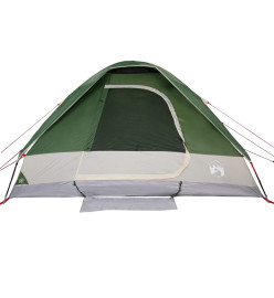 Tente de camping à dôme 4 personnes vert imperméable