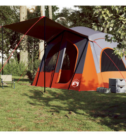 Tente de camping de cabine 5 personnes gris imperméable