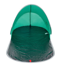 Tente de plage vert d'eau escamotable imperméable