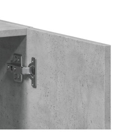 Armoire de classement gris béton 60x32x115 cm bois d'ingénierie