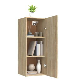 Armoire murale Chêne sonoma 34,5x34x90 cm Bois d'ingénierie