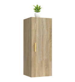 Armoire murale Chêne sonoma 34,5x34x90 cm Bois d'ingénierie