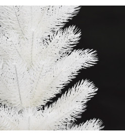 Arbre de Noël artificiel aiguilles réalistes blanc 90 cm