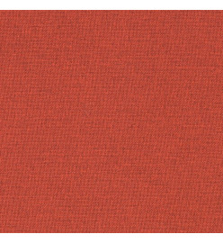 Coussin de banc de jardin rouge mélangé 100x50x7 cm tissu