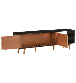 Meuble TV 140x30x45 cm Bois de manguier brut et d'acacia massif