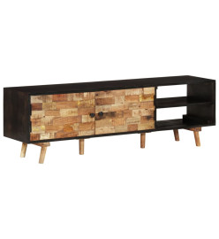 Meuble TV 140x30x45 cm Bois de manguier brut et d'acacia massif