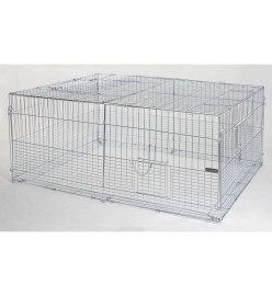 Kerbl Enclos pour petits animaux avec barrière de fuite 144x112x60 cm