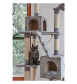 Kerbl Arbre à chat Square 178 cm Gris clair