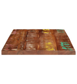 Dessus de table 60x50x3,8 cm rectangulaire bois massif récupéré