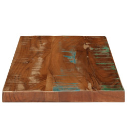 Dessus de table 50x20x3,8 cm rectangulaire bois massif récupéré