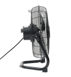 Ventilateur de sol 3 vitesses 60 cm 120 W Noir