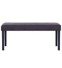 Banc 106 cm Marron Similicuir