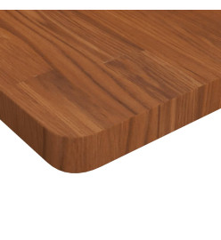 Dessus de table carré Marron foncé 90x90x4cm Bois chêne traité