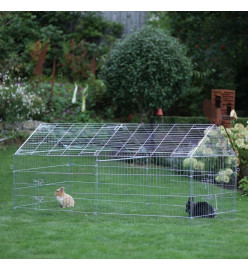 Kerbl Enclos extérieur pour petits animaux avec barrière de séparation