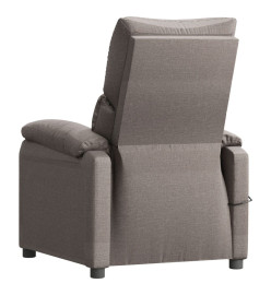 Fauteuil de massage Taupe Tissu