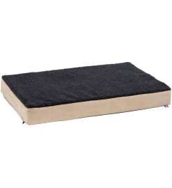 Kerbl Matelas en mousse pour chiens 100 x 60 cm Beige et Gris 80327