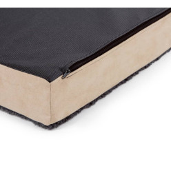 Kerbl Matelas en mousse pour chiens 100 x 60 cm Beige et Gris 80327