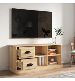 Meuble TV chêne sonoma 102x35,5x47,5 cm bois d'ingénierie