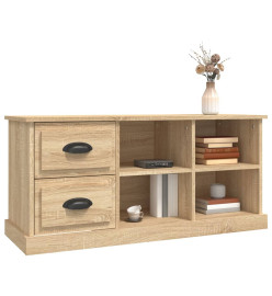 Meuble TV chêne sonoma 102x35,5x47,5 cm bois d'ingénierie