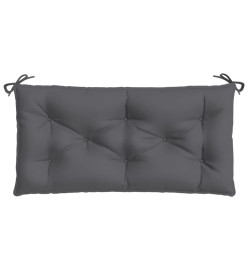 Coussin de banc de jardin anthracite 100x50x7 cm tissu oxford