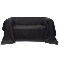 Housse de canapé Micro-suède Anthracite 140x210 cm