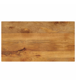 Dessus de table 110x50x3,8cm rectangulaire bois massif manguier