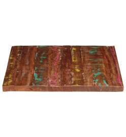 Dessus de table 90x80x2,5 cm rectangulaire bois massif récupéré