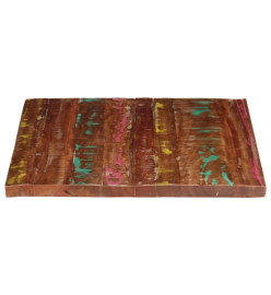 Dessus de table 90x80x3,8 cm rectangulaire bois massif récupéré