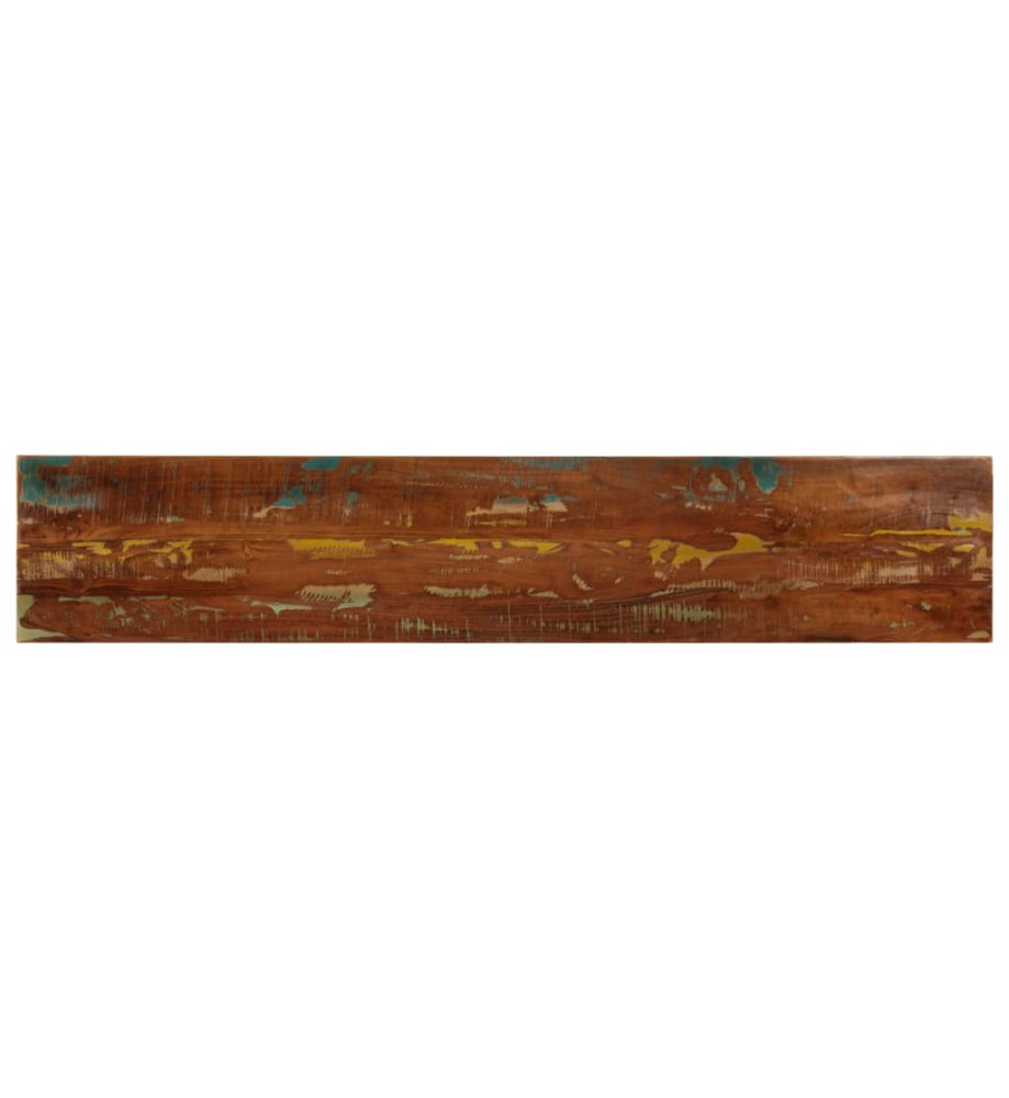 Dessus de table 140x30x3,8cm rectangulaire bois massif récupéré