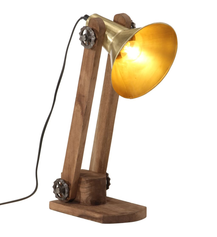 Lampe de bureau 25 W laiton antique 23x13x52 cm E27