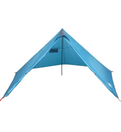 Tente familiale tipi 7 personnes bleu imperméable