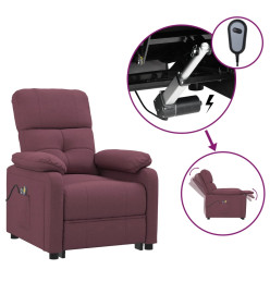 Fauteuil électrique de massage Violet Tissu