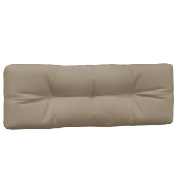 Coussins de palette lot de 3 taupe tissu