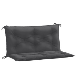 Coussins de banc de jardin lot de 2 anthracite mélangé tissu