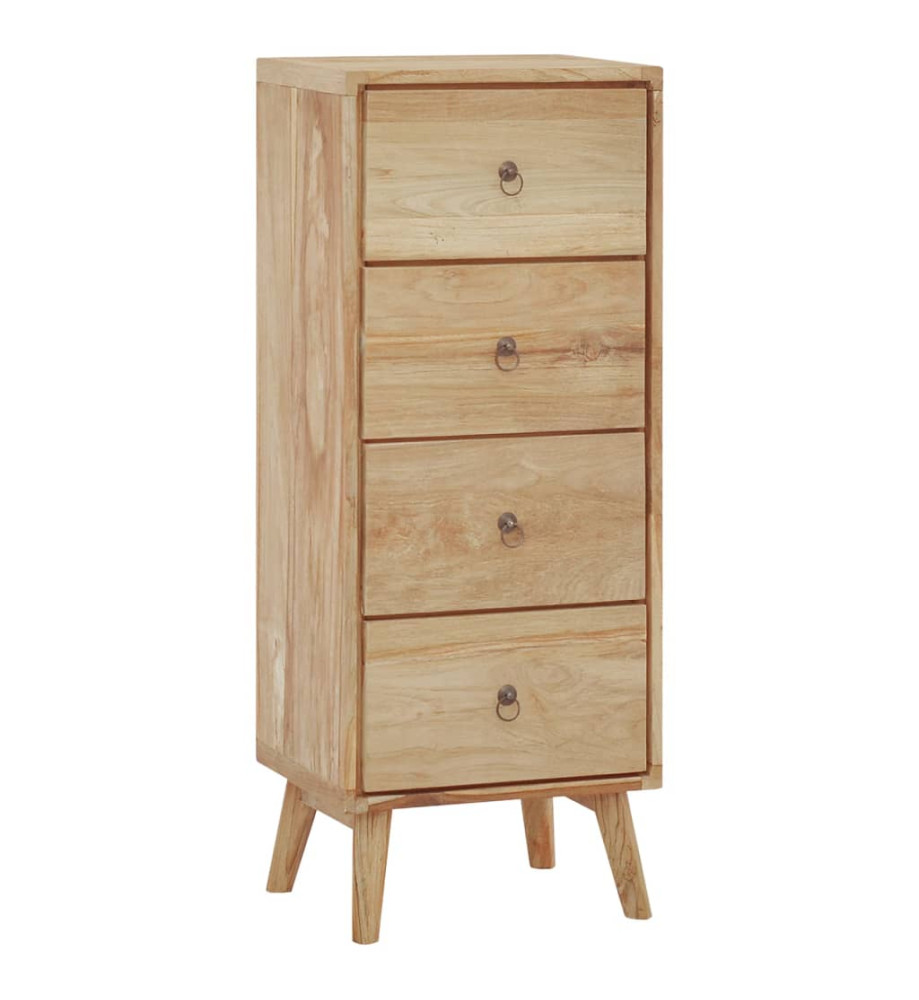 Commode 40x30x100 cm Bois massif de teck