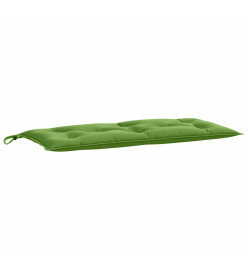 Coussins de banc de jardin lot de 2 vert mélangé tissu