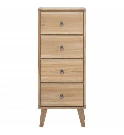 Commode 40x30x100 cm Bois massif de teck