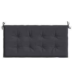 Coussin de banc de jardin noir 100x50x3 cm tissu oxford