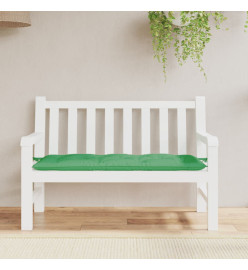 Coussin de banc de jardin vert 120x50x7 cm tissu oxford