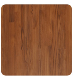 Dessus de table carré Marron foncé50x50x2,5cm Bois chêne traité